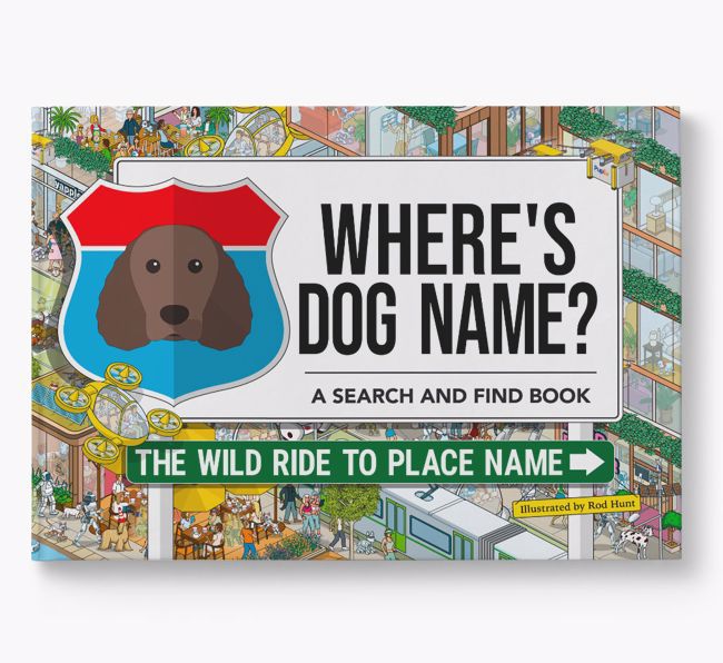 Personalised American Water Spaniel Book: Where's Dog Name? Volume 3